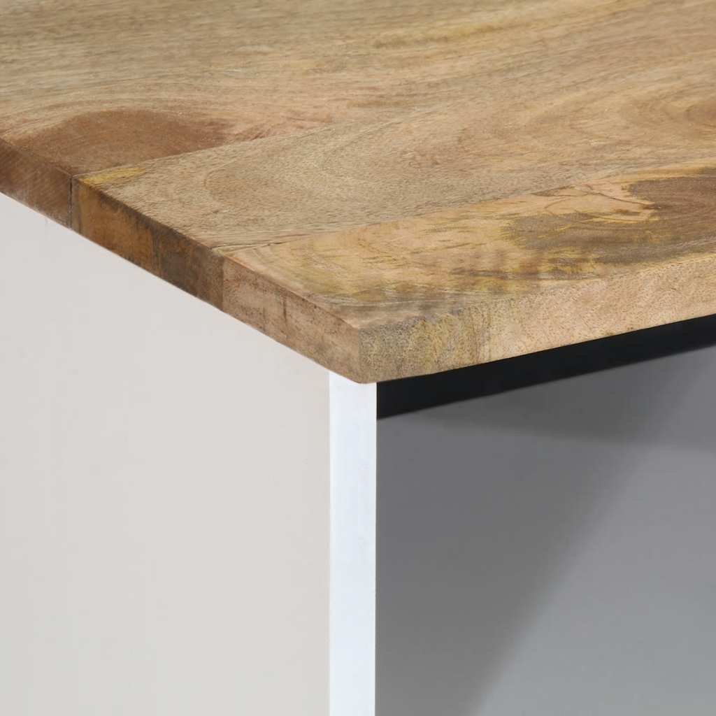 vidaXL Szafka pod telewizor, 100x33,5x46 cm, lite drewno mango