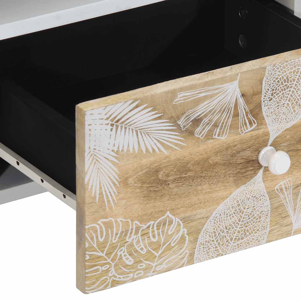 vidaXL Szafka pod telewizor, 100x33,5x46 cm, lite drewno mango