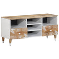 vidaXL Szafka pod telewizor, 100x33,5x46 cm, lite drewno mango