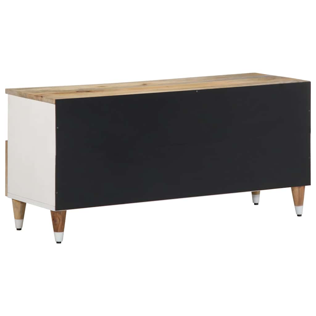 vidaXL Szafka pod telewizor, 100x33,5x46 cm, lite drewno mango