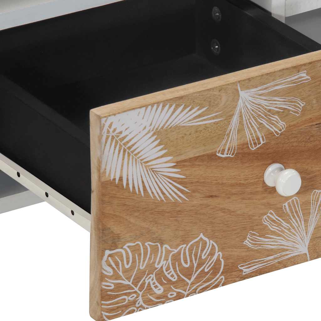 vidaXL Szafka pod telewizor, 100x33,5x46 cm, lite drewno mango