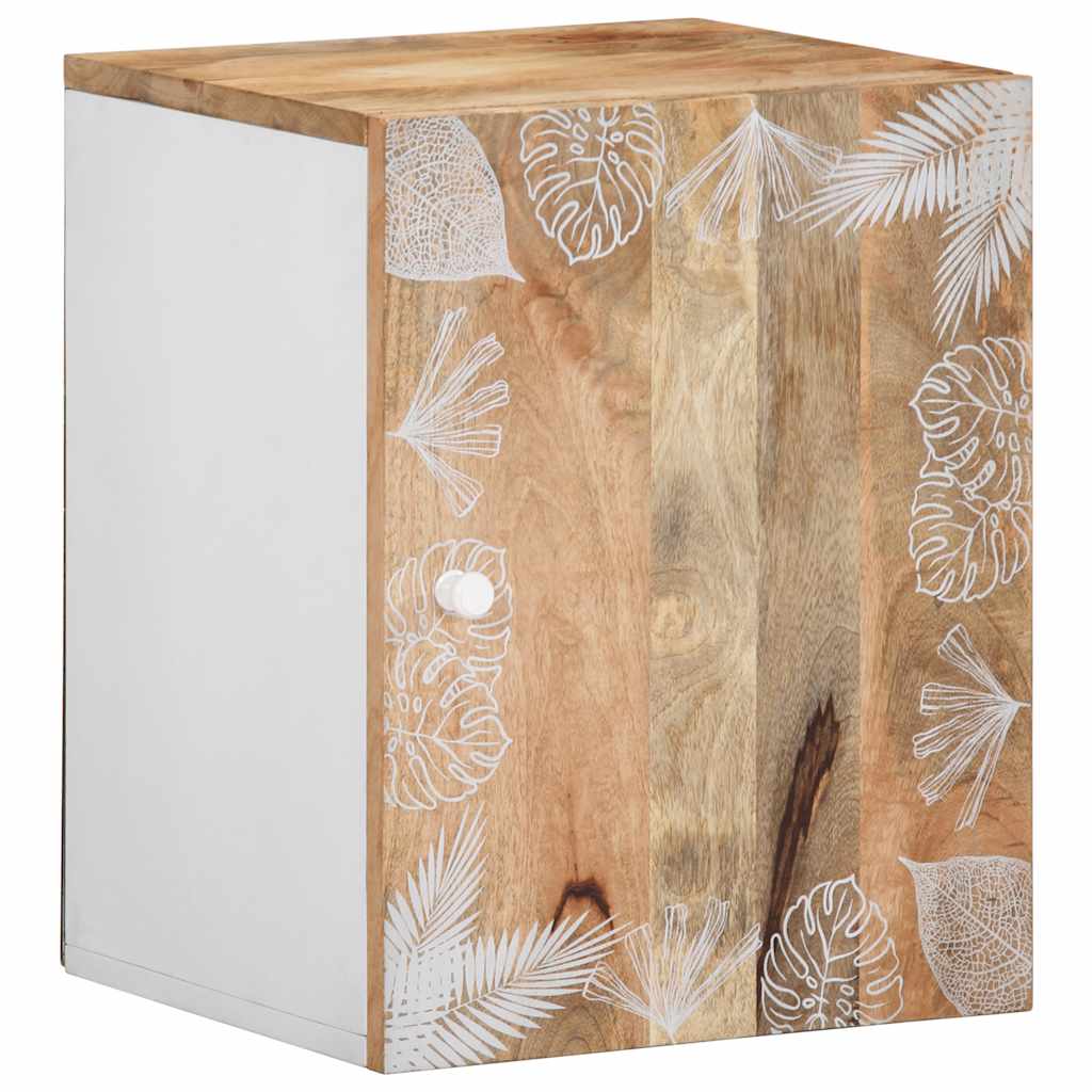 vidaXL Szafka wisząca do łazienki 38x33,5x48 cm Drewno lite Mango