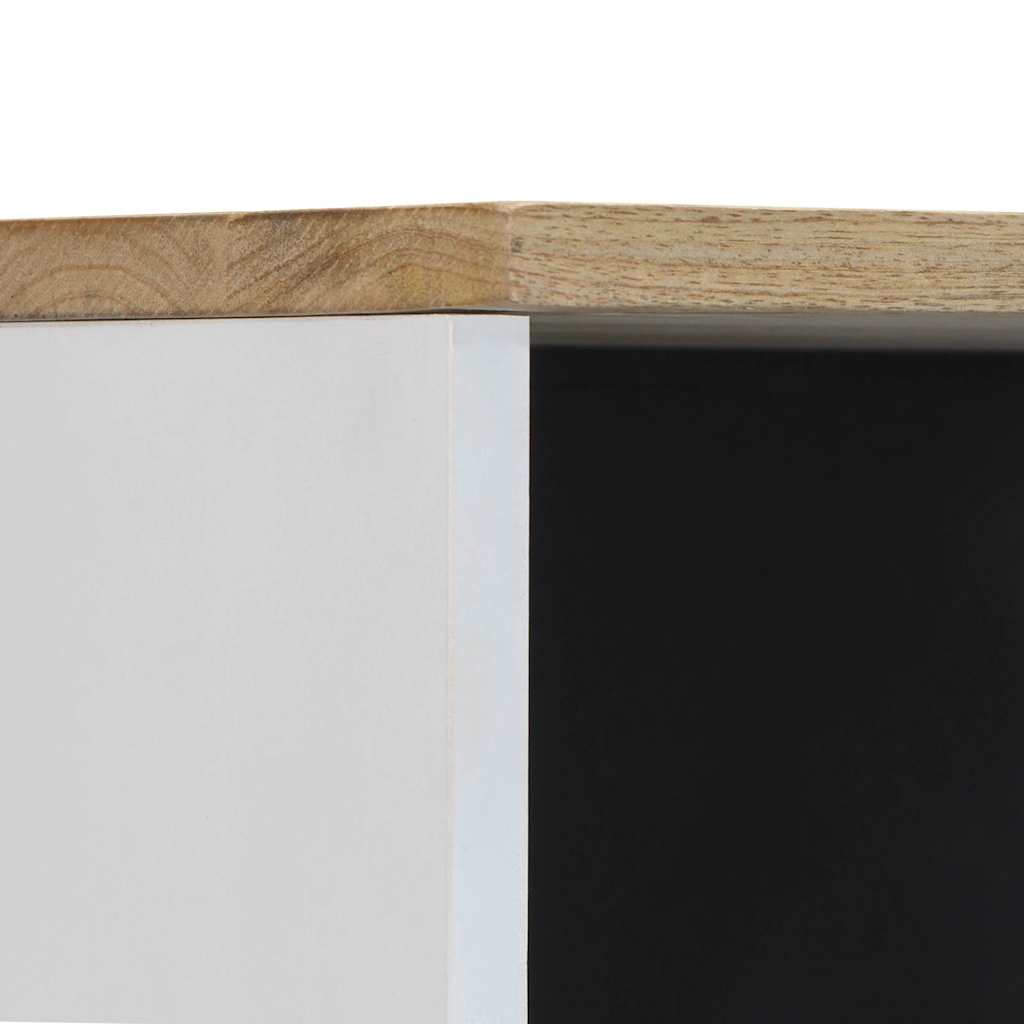 vidaXL Szafka łazienkowa, 38x33,5x160 cm, lite drewno mango