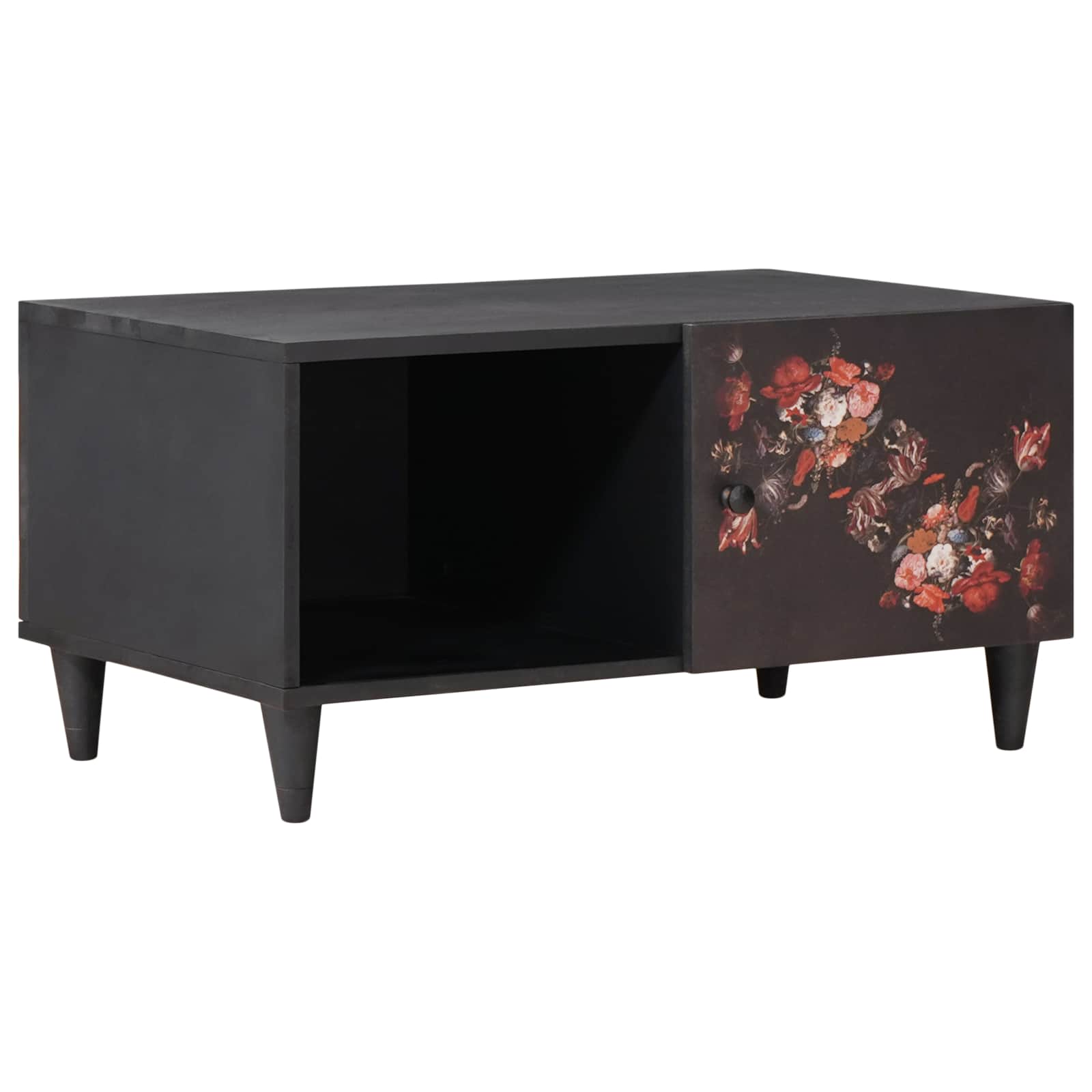 vidaXL Stolik kawowy Wielokolorowe 80 x 50 x 40 cm Drewno z mango