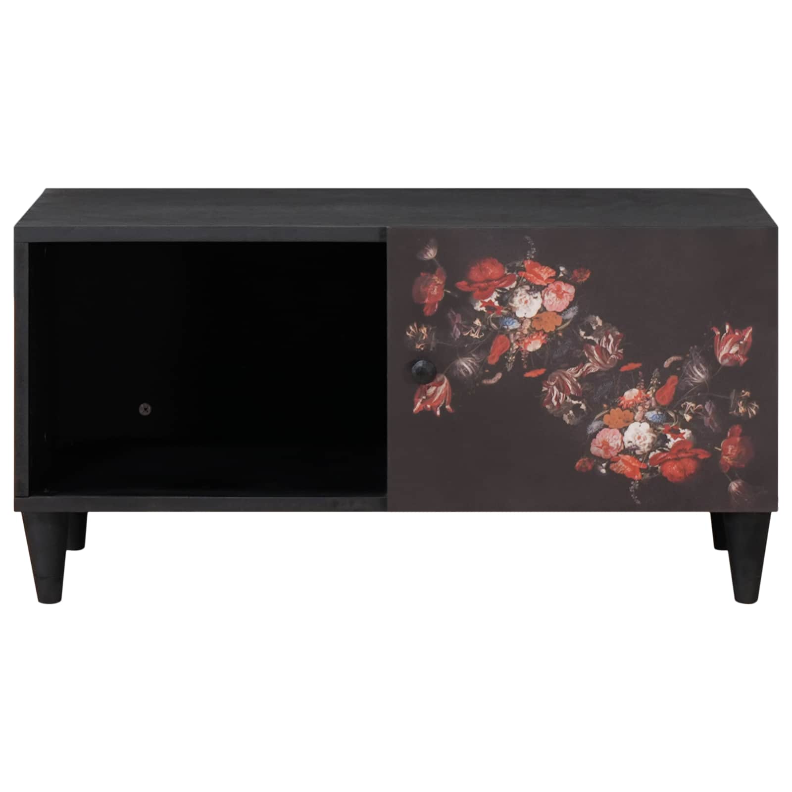 vidaXL Stolik kawowy Wielokolorowe 80 x 50 x 40 cm Drewno z mango