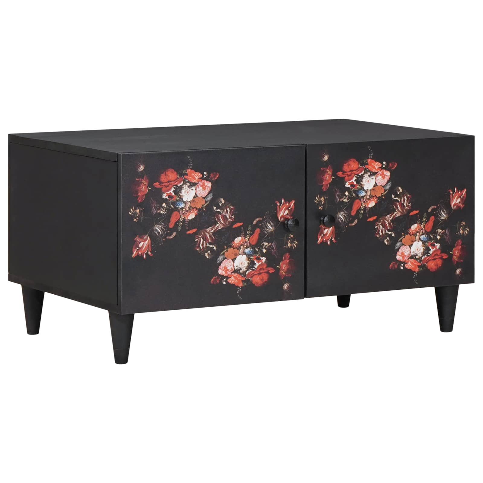 vidaXL Stolik kawowy Wielokolorowe 80 x 50 x 40 cm Drewno z mango