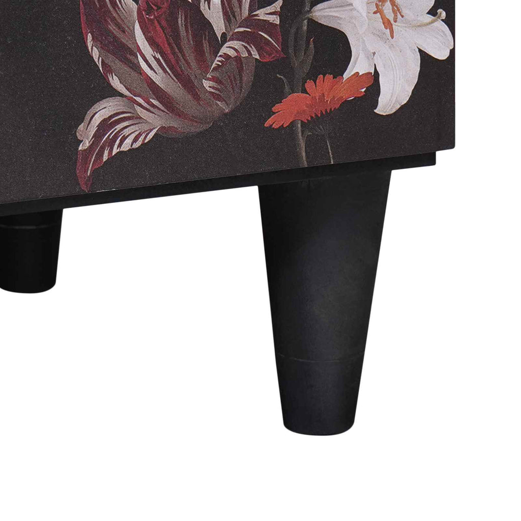 vidaXL Stolik nocny z szufladą Brązowy 40 x 33 x 46 cm Drewno z mango