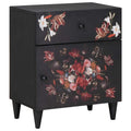 vidaXL Stolik nocny Wielokolorowe 50 x 33 x 60 cm Drewno z mango