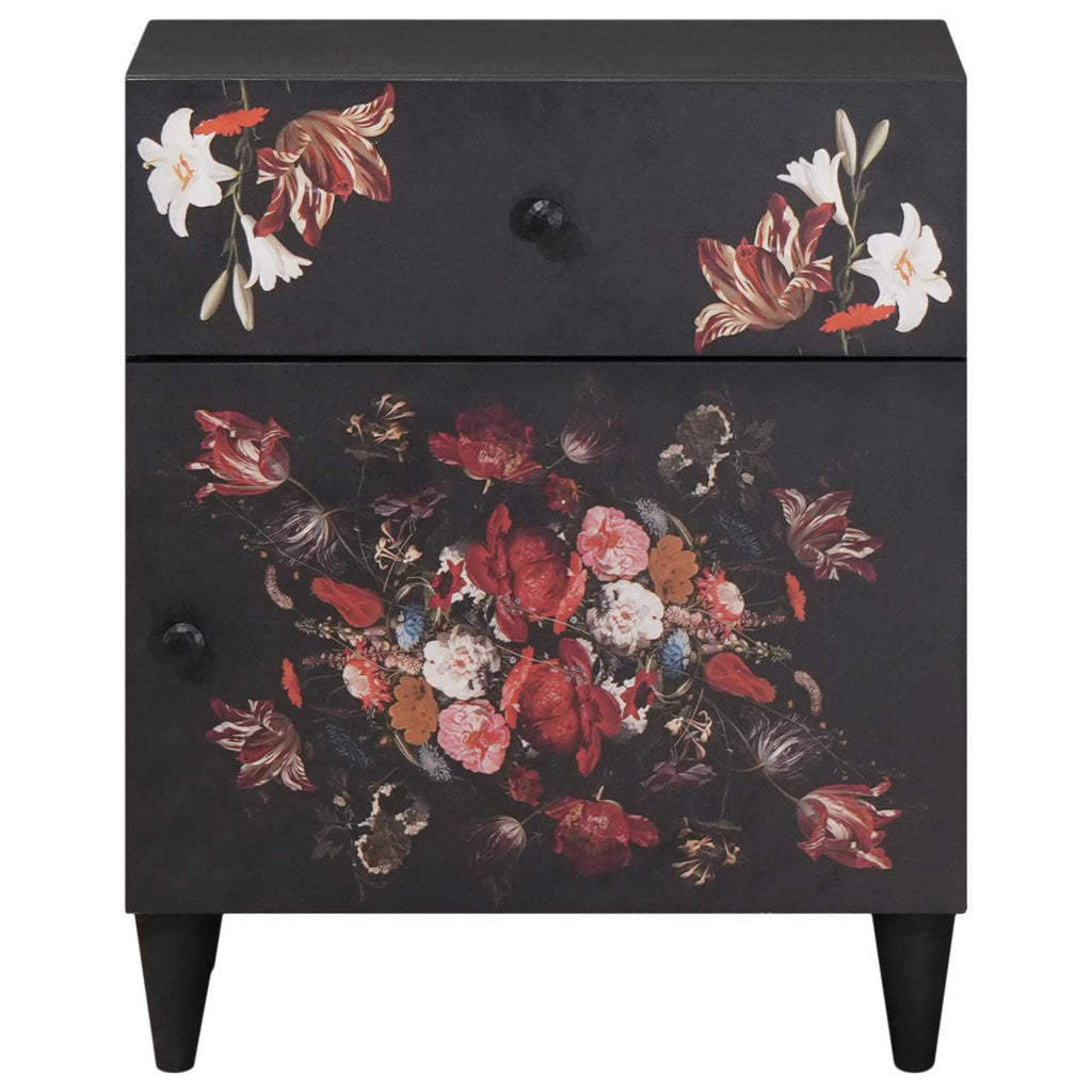 vidaXL Stolik nocny Wielokolorowe 50 x 33 x 60 cm Drewno z mango