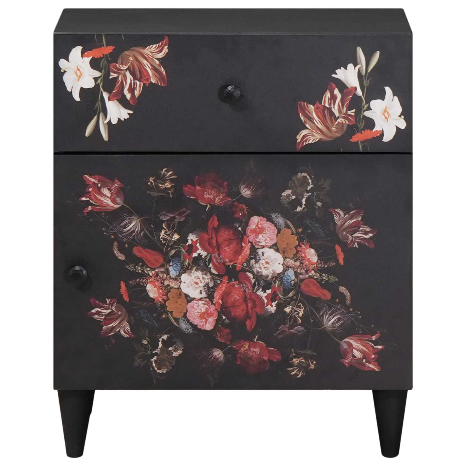 vidaXL Stolik nocny Wielokolorowe 50 x 33 x 60 cm Drewno z mango