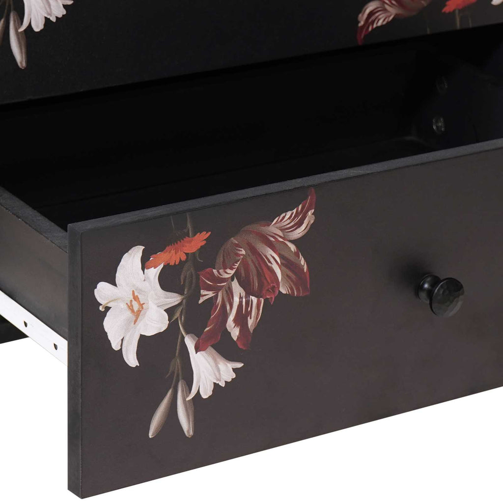vidaXL Stolik nocny Wielokolorowe 50 x 33 x 60 cm Drewno z mango