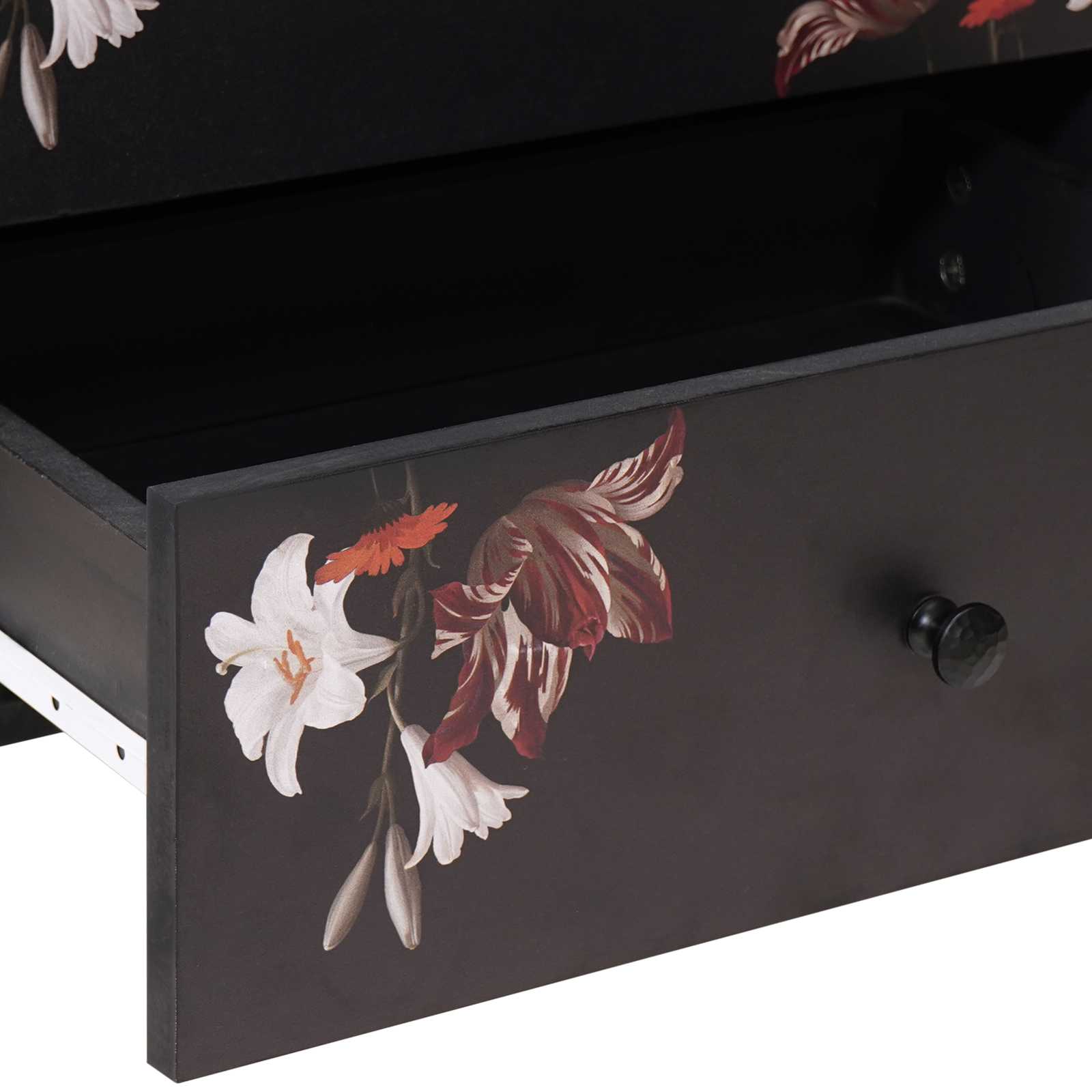 vidaXL Stolik nocny Wielokolorowe 50 x 33 x 60 cm Drewno z mango