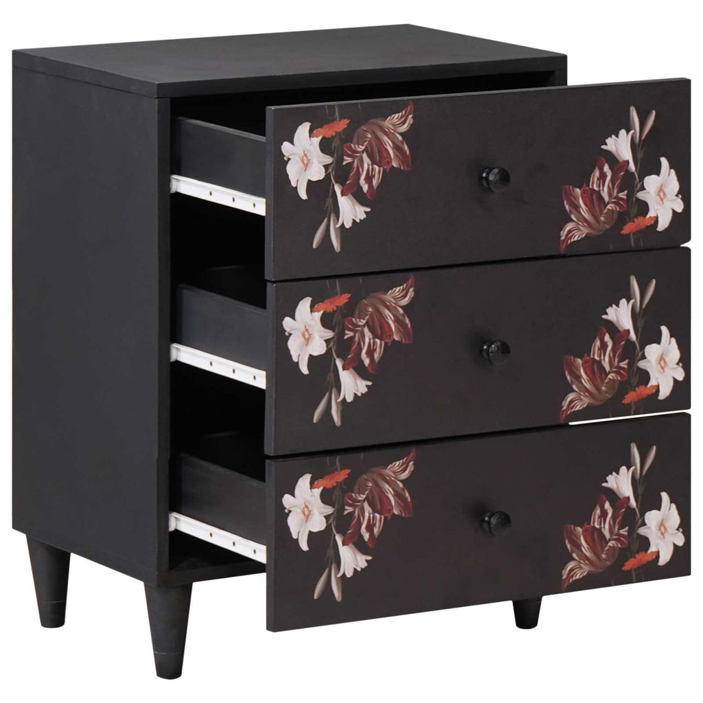 vidaXL Stolik nocny Wielokolorowe 50 x 33 x 60 cm Drewno z mango