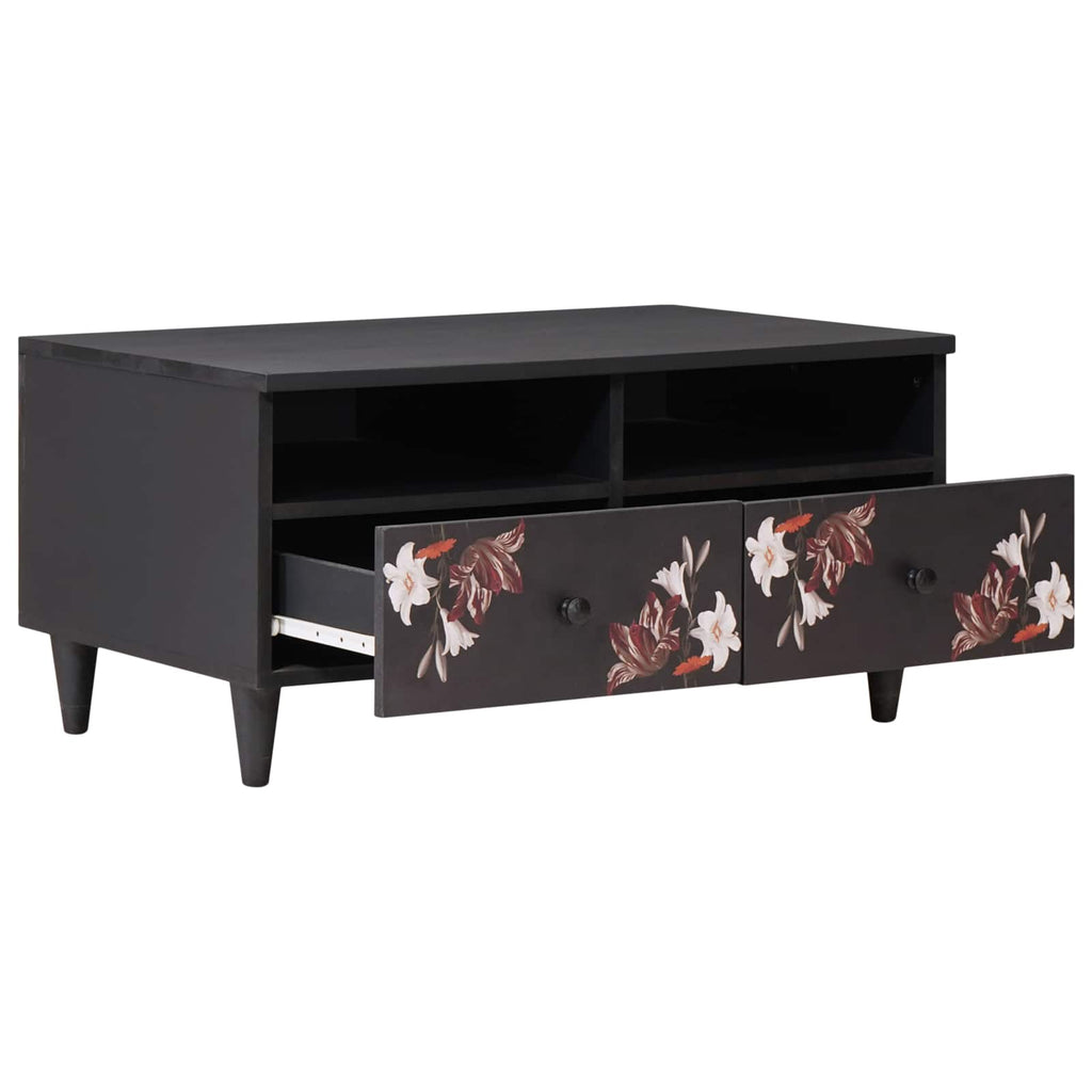 vidaXL Stolik kawowy Wielokolorowe 80 x 54 x 40 cm Drewno z mango