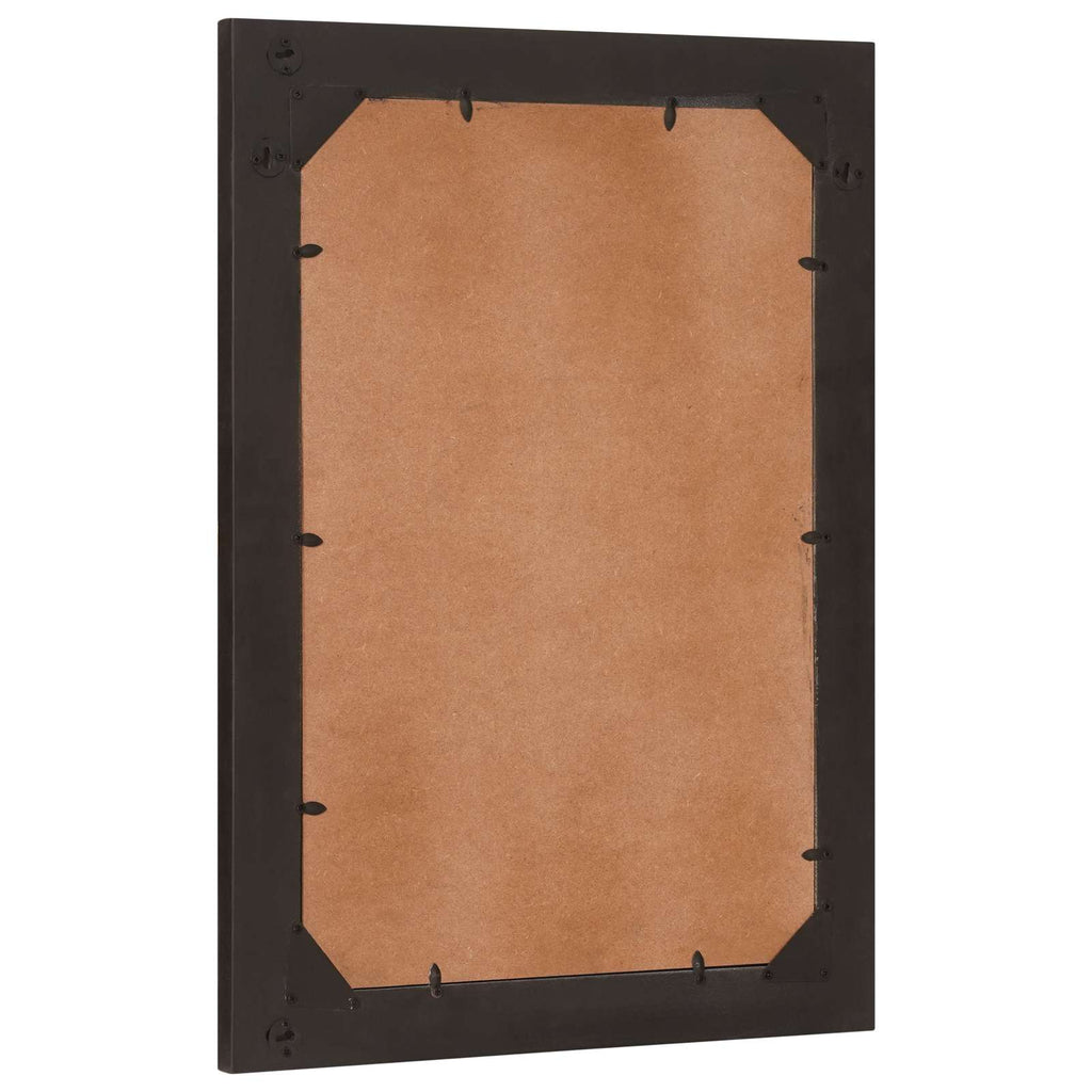 vidaXL Lustro Montowane na ścianie Wielokolorowe 70 x 50 x 3 cm Szkło