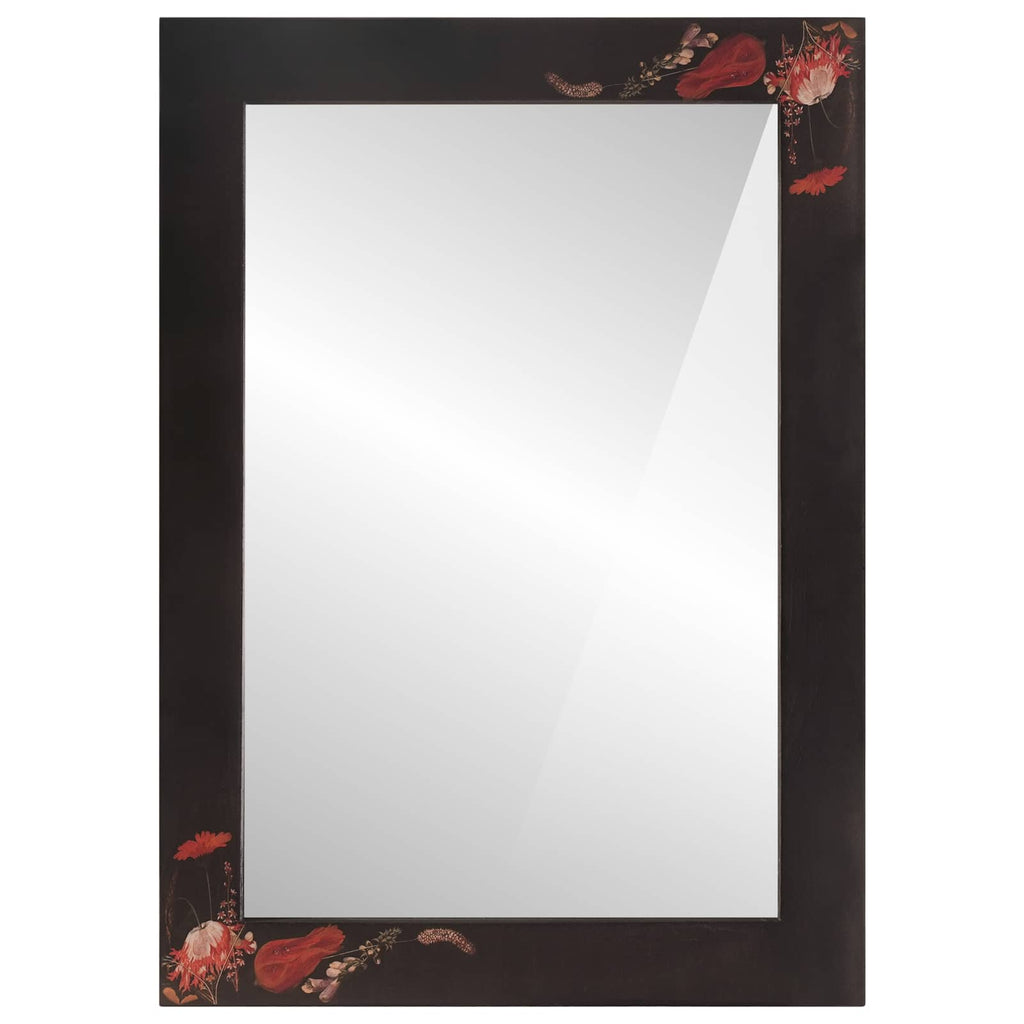 vidaXL Lustro Montowane na ścianie Wielokolorowe 70 x 50 x 3 cm Szkło