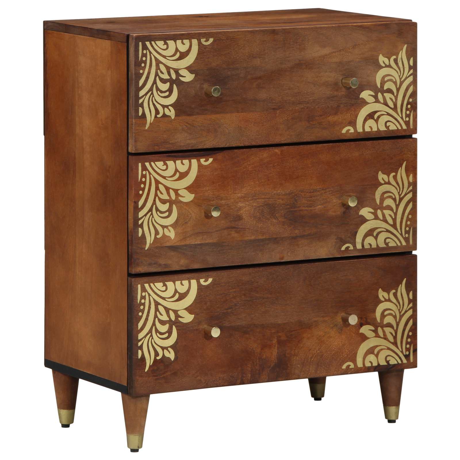 vidaXL Bufet Brązowy 60 x 33 x 75 cm Drewno z mango