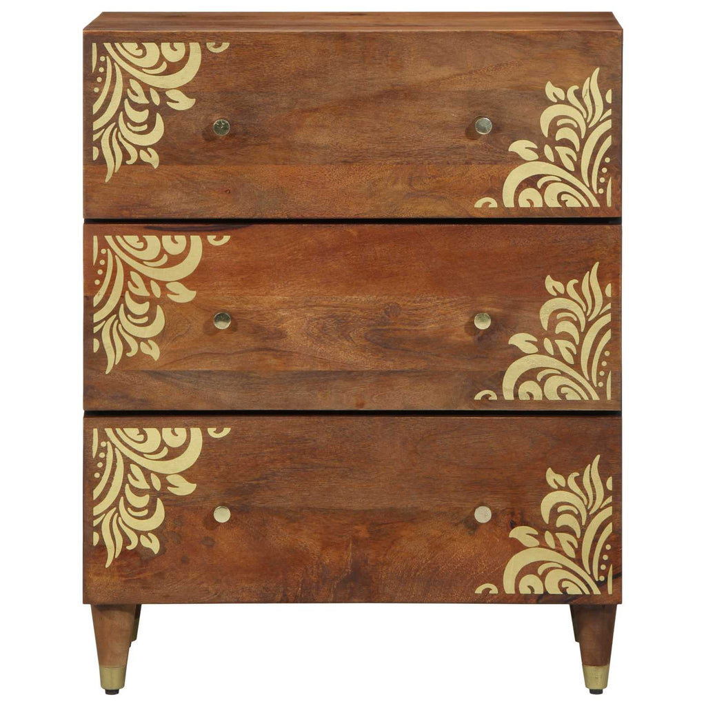 vidaXL Bufet Brązowy 60 x 33 x 75 cm Drewno z mango