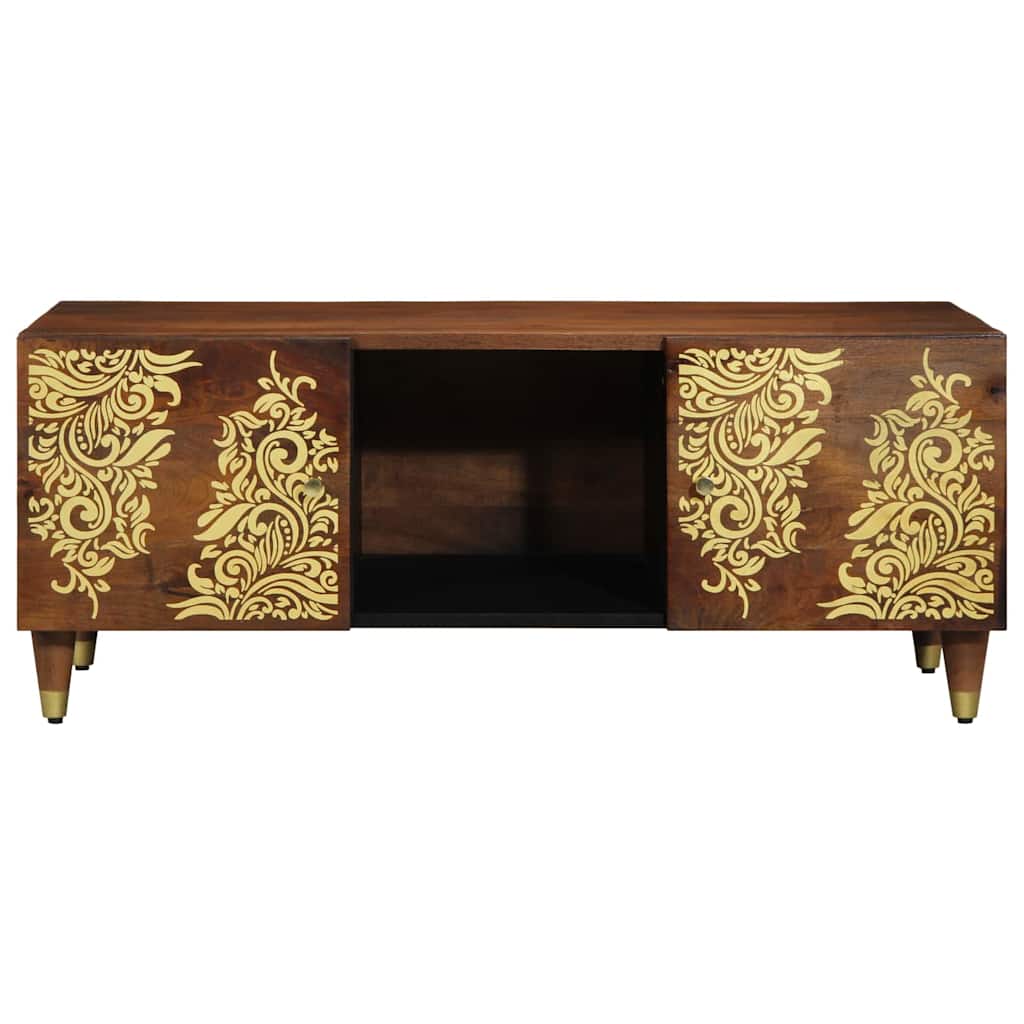 vidaXL Stolik kawowy Miodowy brąz 100 x 54 x 40 cm Drewno z mango