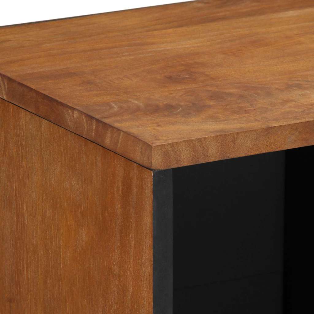vidaXL Bufet z półką z drzwiami Brązowy 80 x 33 x 75 cm Drewno z mango
