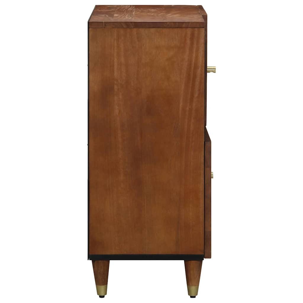 vidaXL Bufet z półką z drzwiami Brązowy 80 x 33 x 75 cm Drewno z mango
