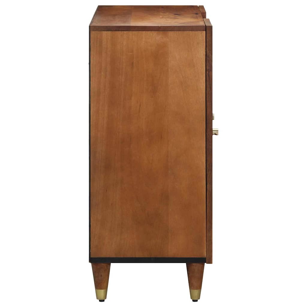 vidaXL Bufet z półką z drzwiami Brązowy 90 x 33 x 75 cm Drewno z mango