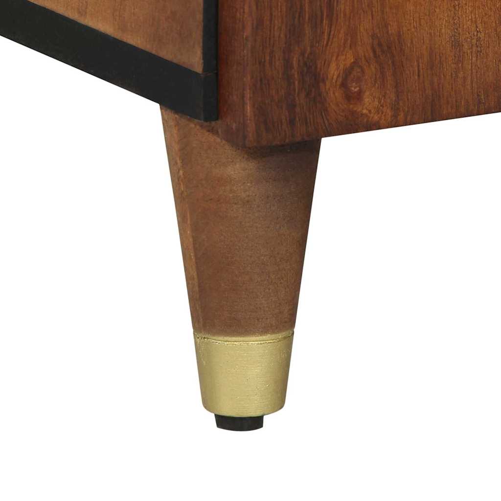 vidaXL Highboard z półką Brązowy 40 x 33 x 110 cm Drewno z mango