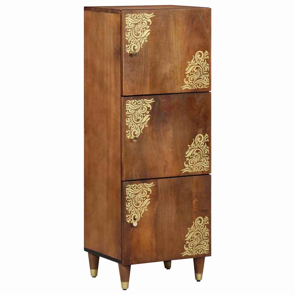 vidaXL Highboard z półką Brązowy 40 x 33 x 110 cm Drewno z mango