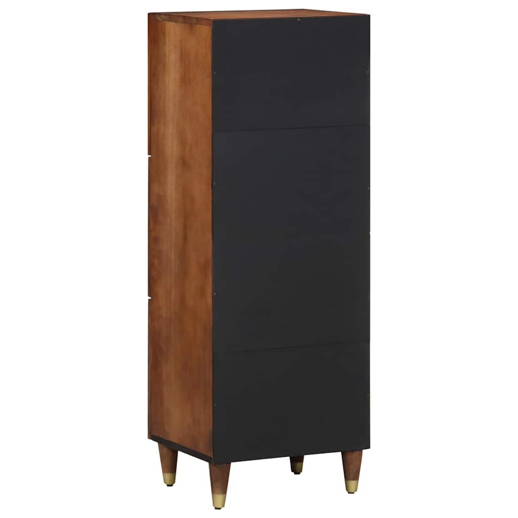 vidaXL Highboard z półką Brązowy 40 x 33 x 110 cm Drewno z mango