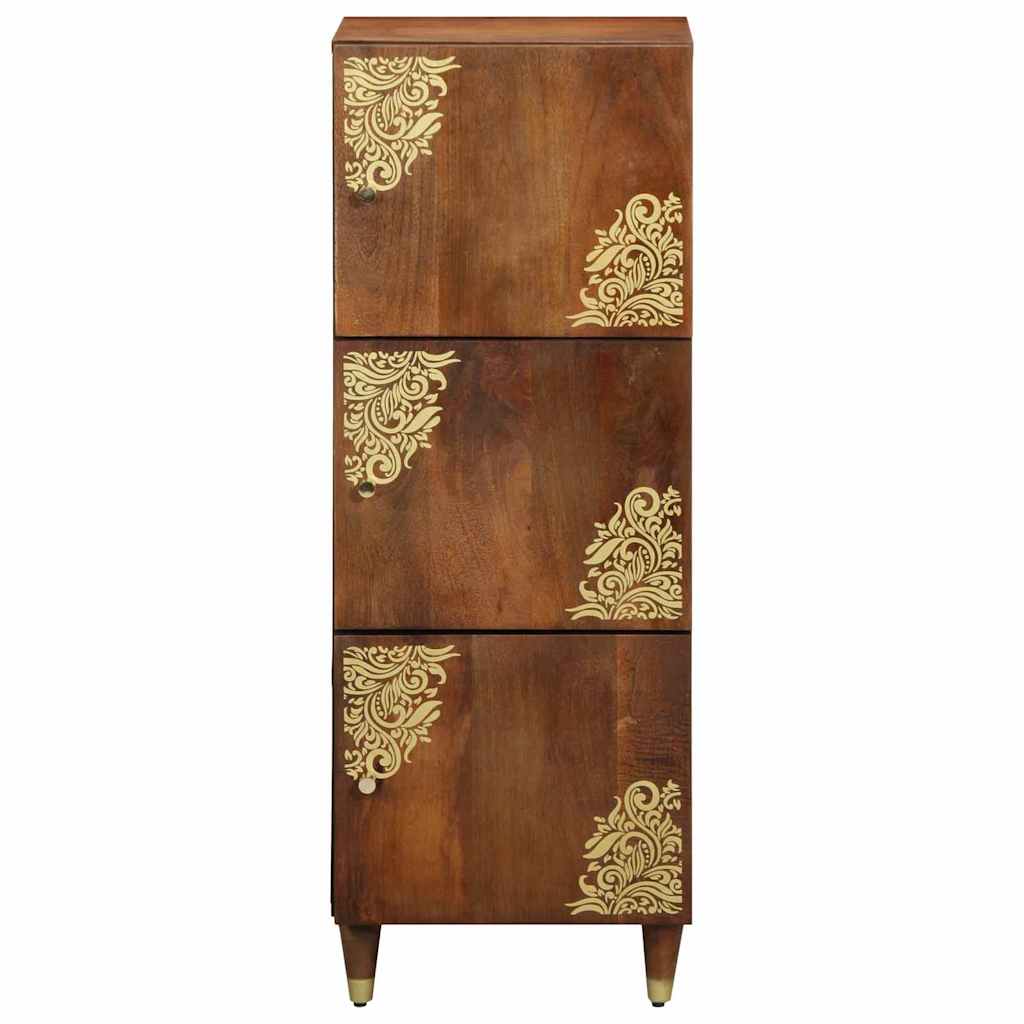 vidaXL Highboard z półką Brązowy 40 x 33 x 110 cm Drewno z mango