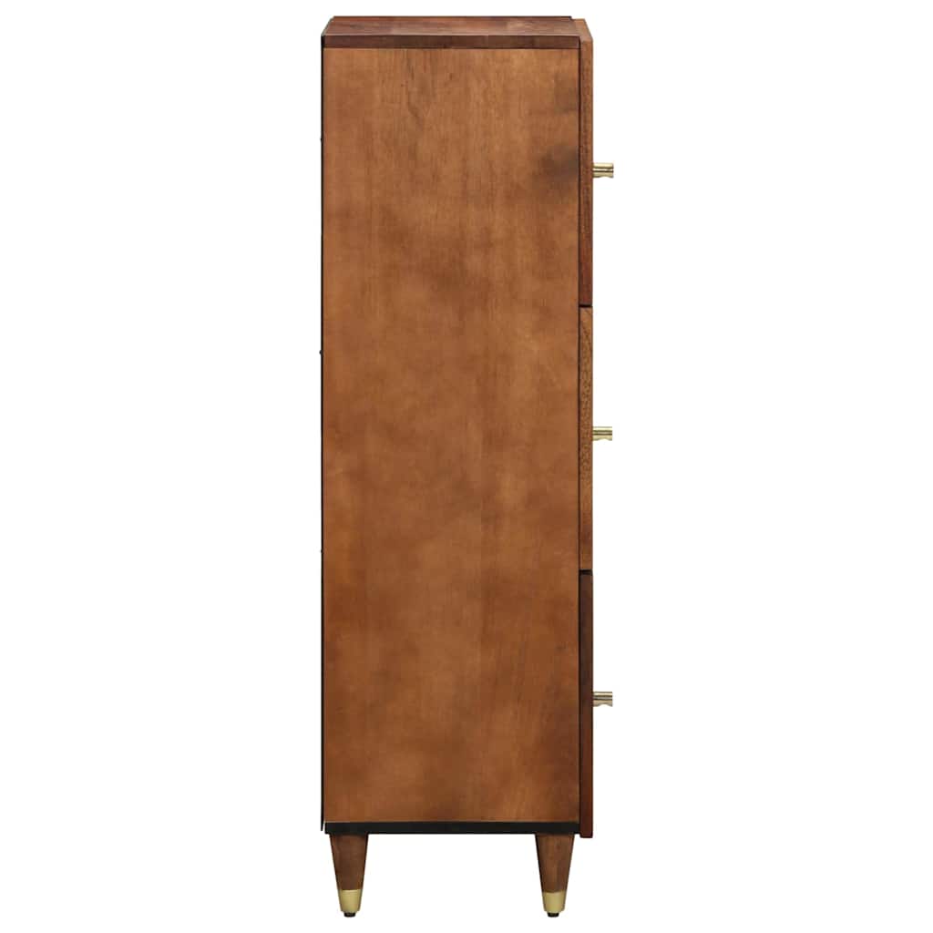 vidaXL Highboard z półką Brązowy 40 x 33 x 110 cm Drewno z mango