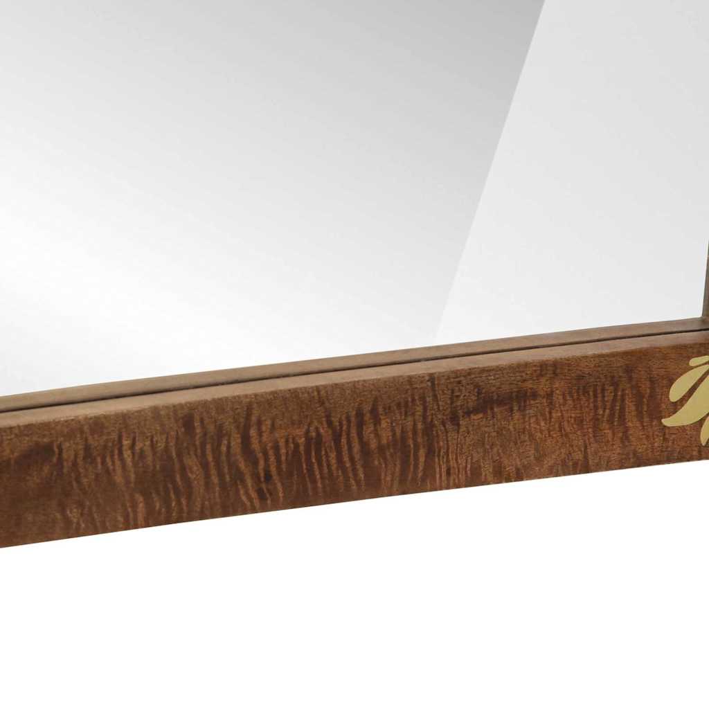 vidaXL Lustro łazienkowe Z lustrem Miodowy brąz 70 x 50 x 2,5 cm