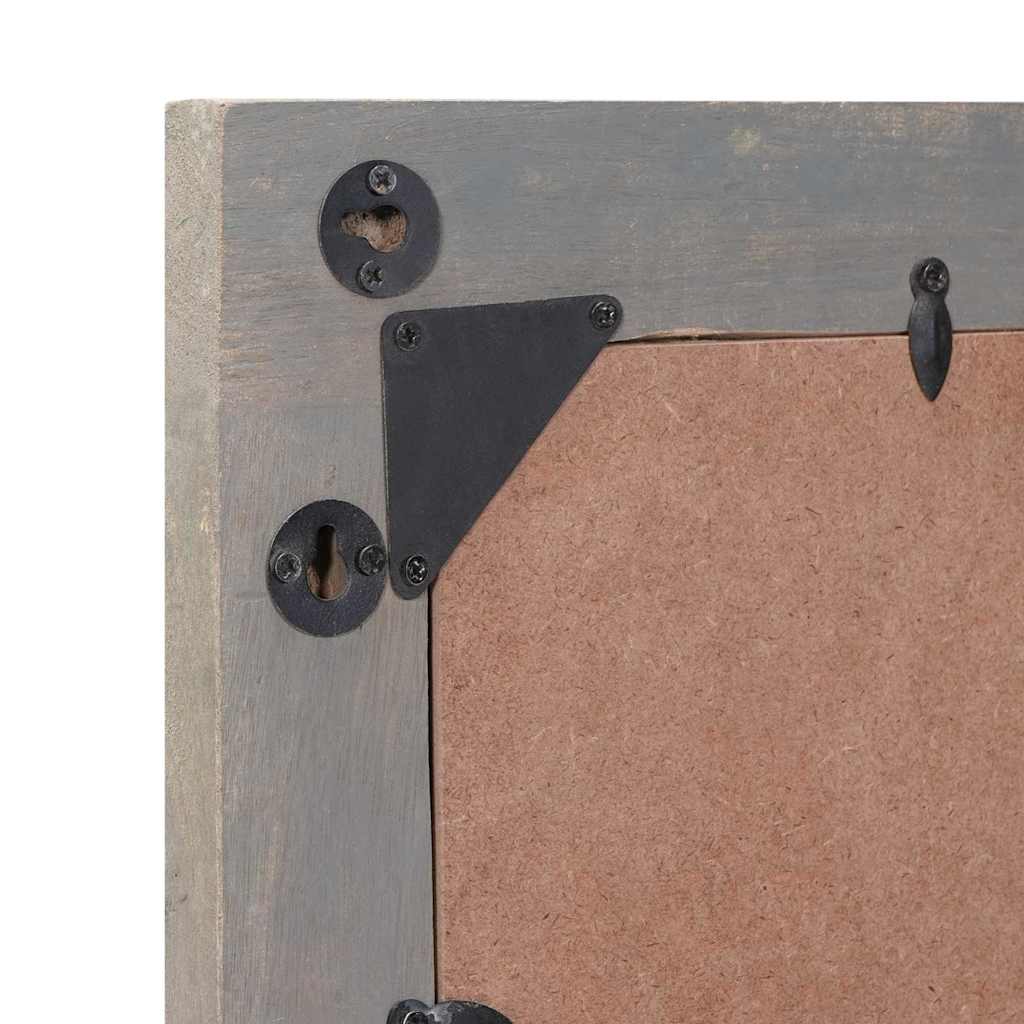 vidaXL Lustro łazienkowe Z lustrem Szary 70 x 50 x 2,5 cm