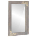 vidaXL Lustro łazienkowe Z lustrem Szary 70 x 50 x 2,5 cm