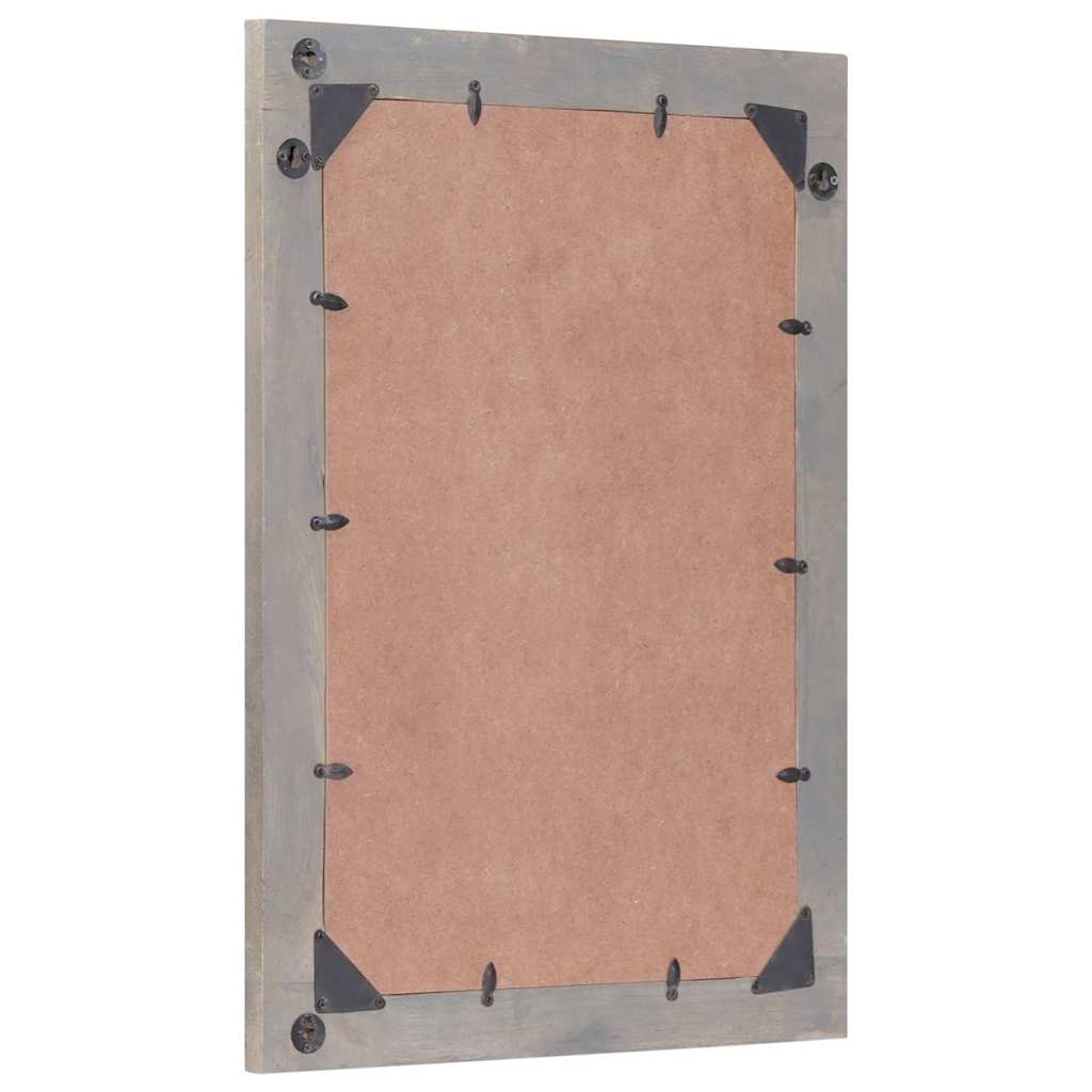 vidaXL Lustro łazienkowe Z lustrem Szary 70 x 50 x 2,5 cm