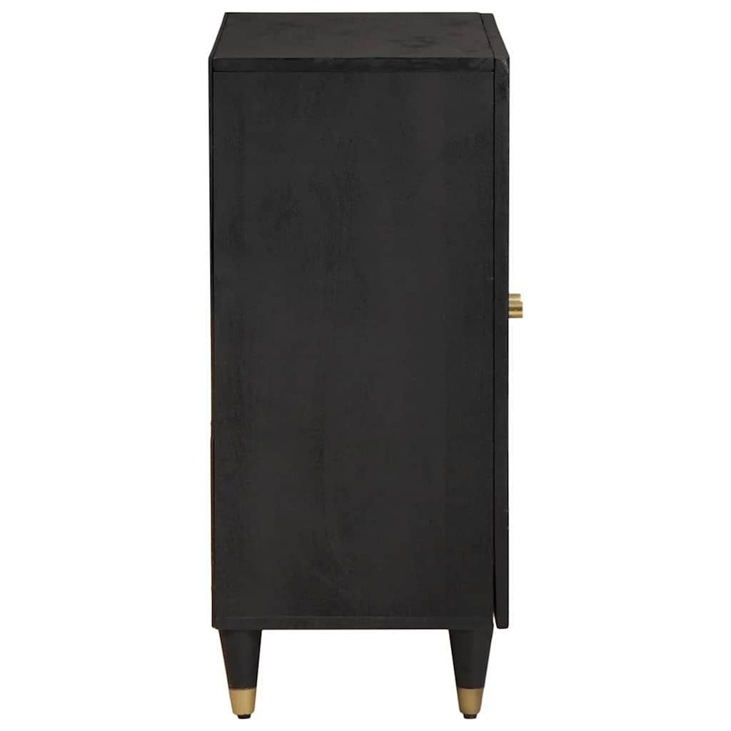 vidaXL Bufet Czarny 60 x 33 x 75 cm Drewno z mango