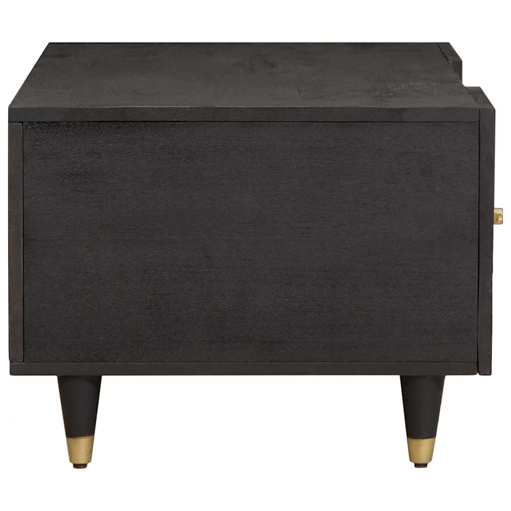 vidaXL Stolik kawowy Czarny 100 x 54 x 40 cm Drewno z mango