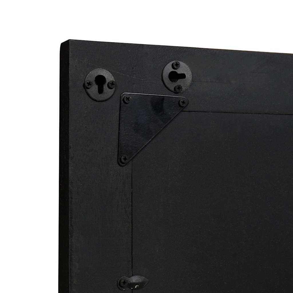 vidaXL Lustro łazienkowe Z lustrem Czarny i Srebrny 70 x 50 x 2,5 cm
