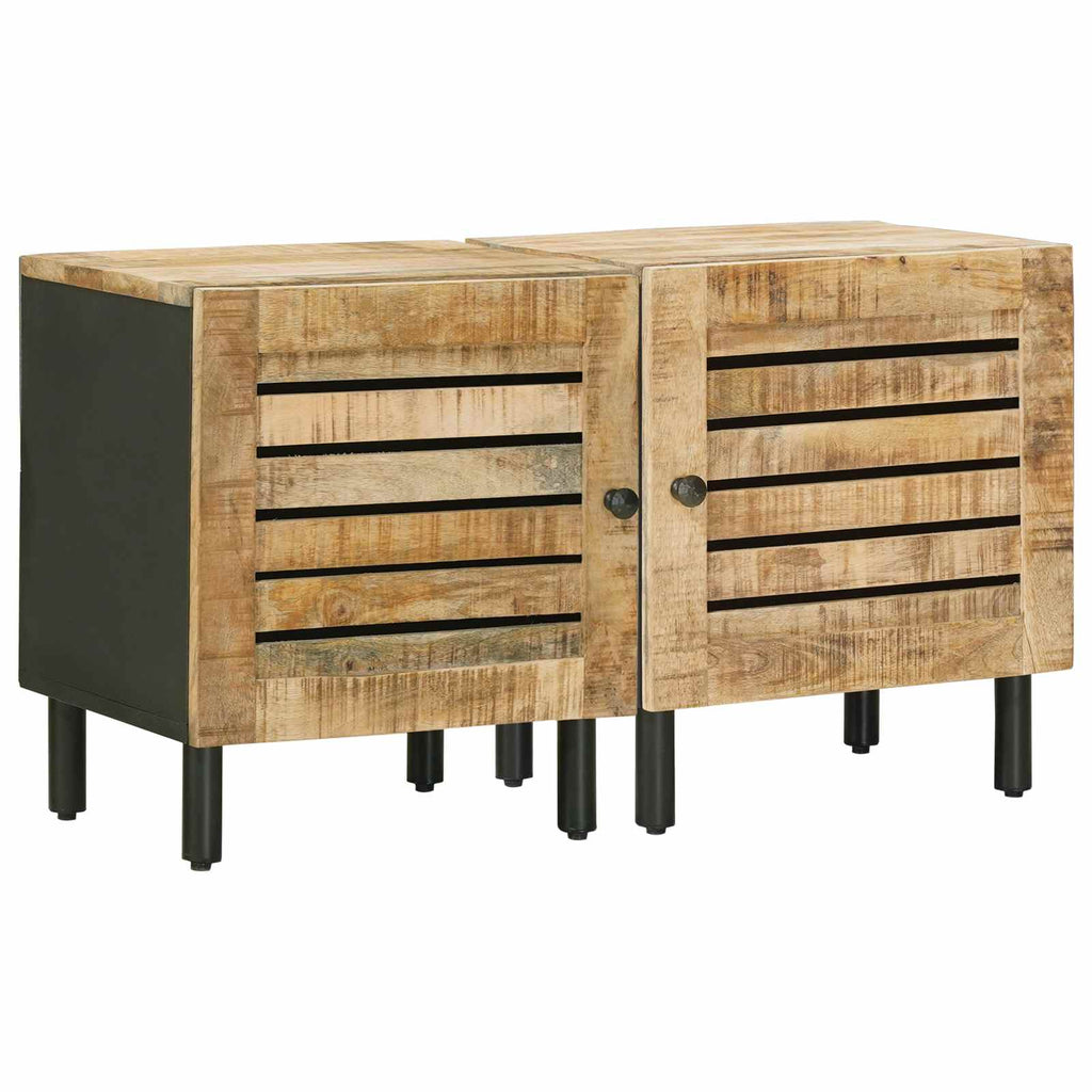 vidaXL Stolik nocny 2 szt. naturalny 40 x 33 x 46 cm Drewno z mango