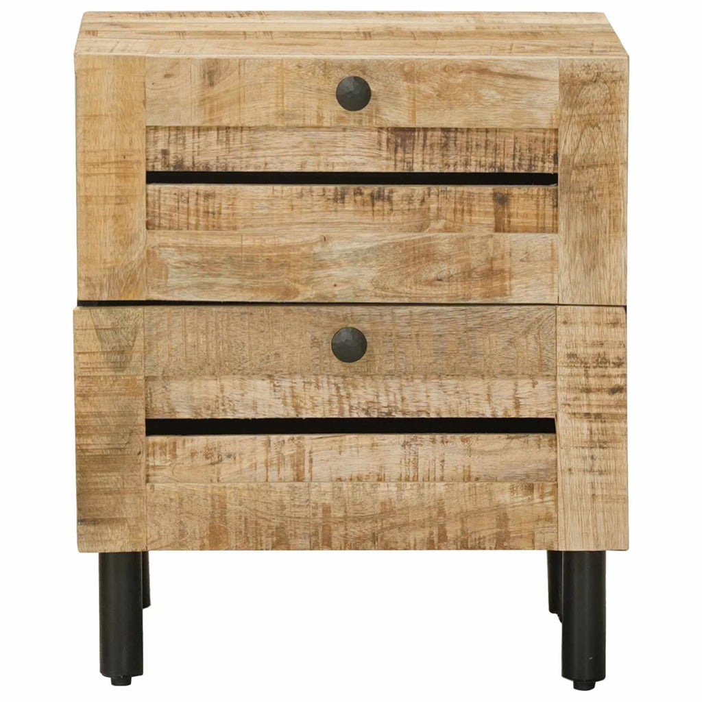 vidaXL Stolik nocny naturalny 40 x 33 x 46 cm Drewno z mango
