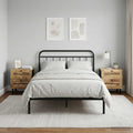 vidaXL Stolik nocny 2 szt. naturalny 40 x 33 x 46 cm Drewno z mango