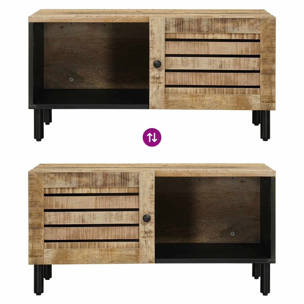 vidaXL Stolik kawowy naturalny 80 x 50 x 40 cm Drewno z mango