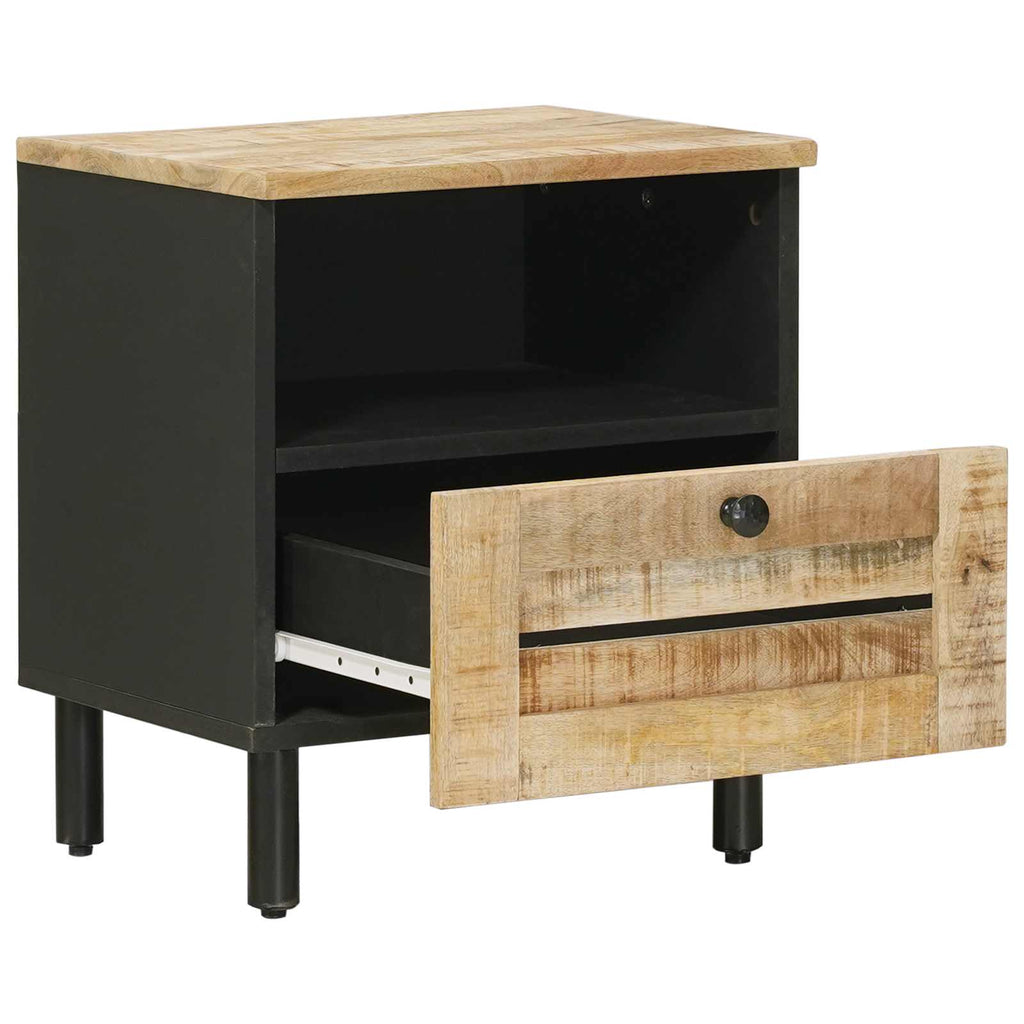 vidaXL Stolik nocny naturalny 40 x 33 x 46 cm Drewno z mango