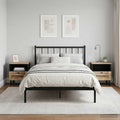 vidaXL Stolik nocny 2 szt. naturalny 40 x 33 x 46 cm Drewno z mango