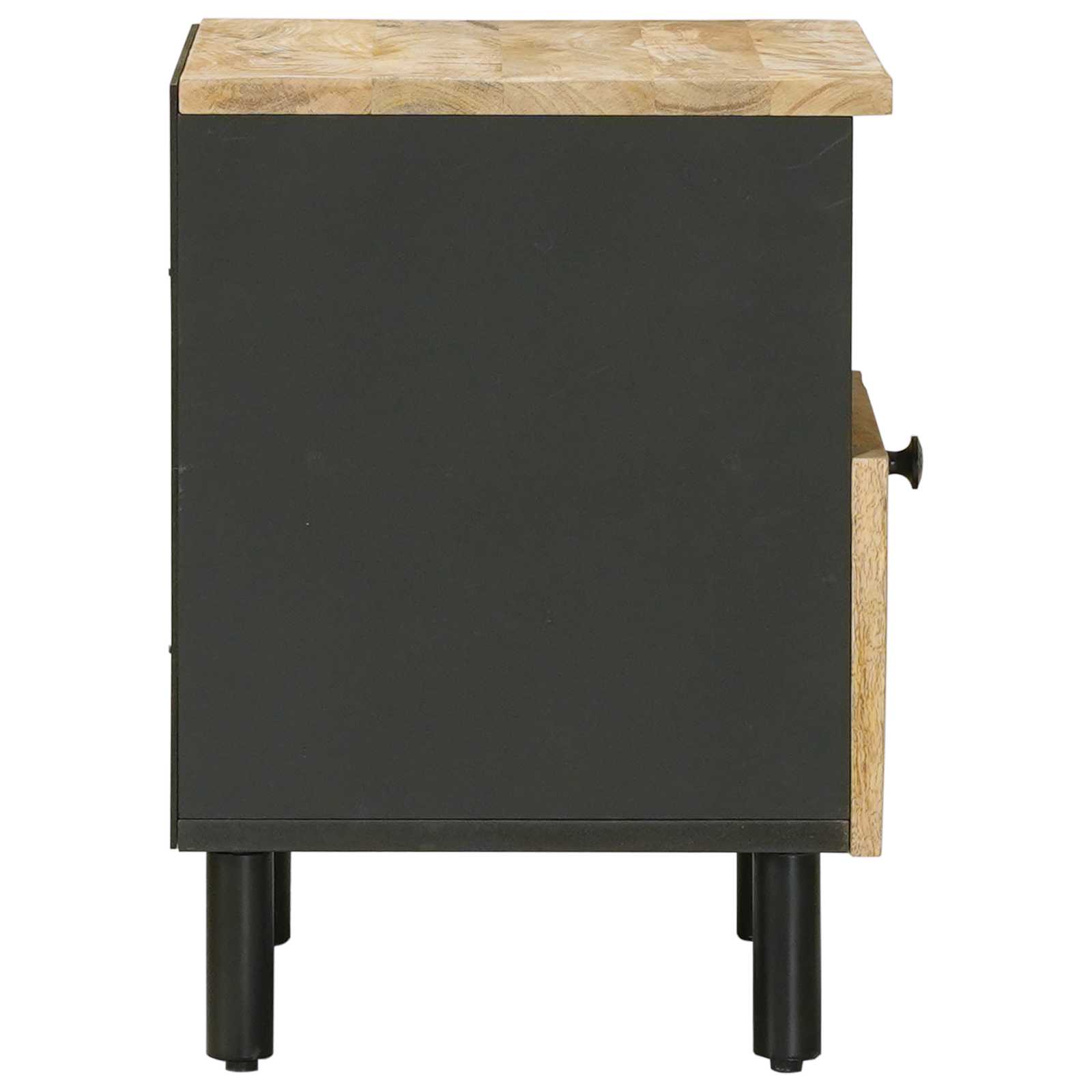 vidaXL Stolik nocny 2 szt. naturalny 40 x 33 x 46 cm Drewno z mango