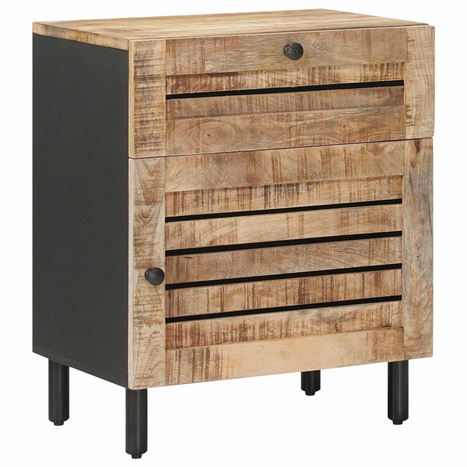 vidaXL Stolik nocny naturalny 50 x 33 x 60 cm Drewno z mango