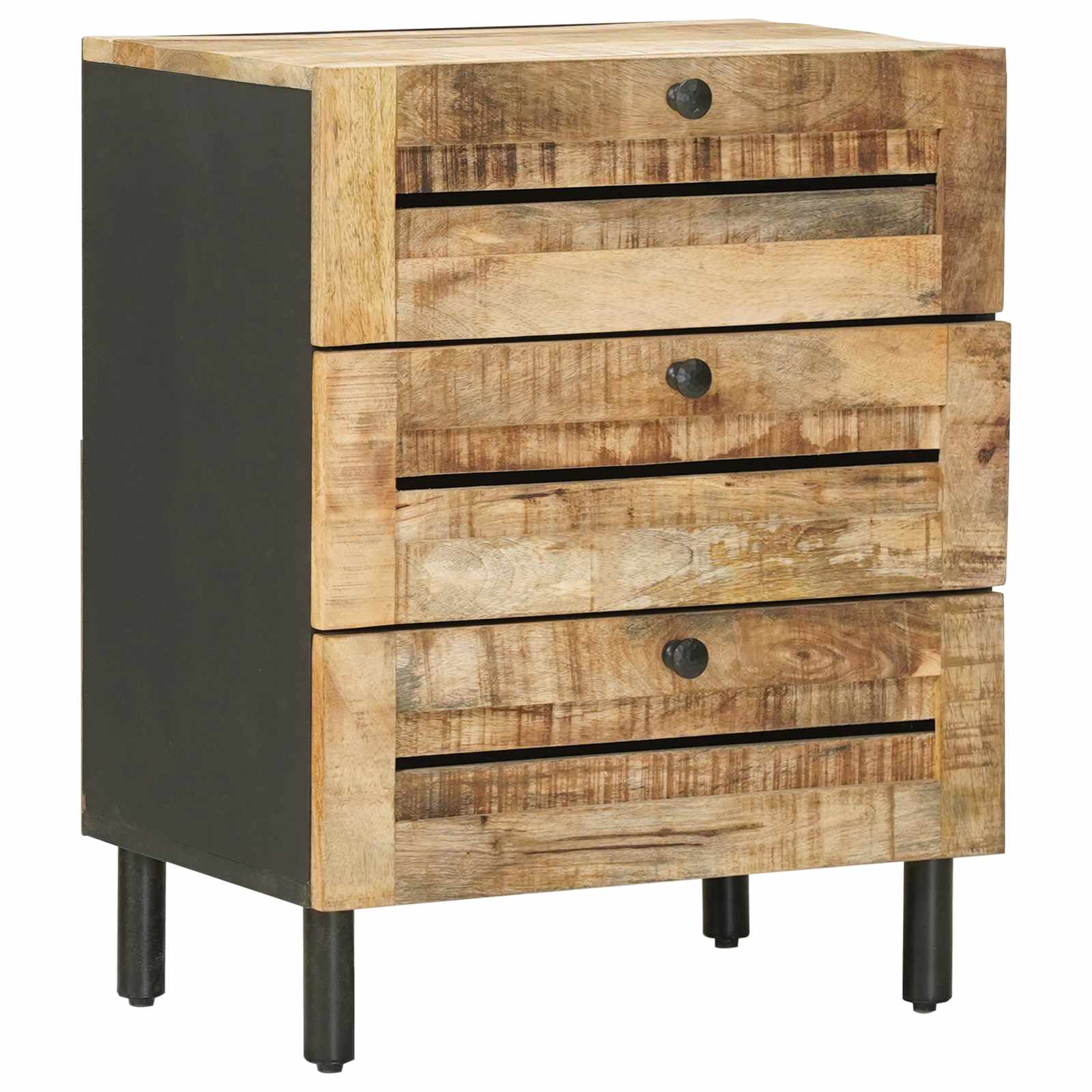 vidaXL Stolik nocny naturalny 50 x 33 x 62 cm Drewno z mango