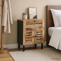 vidaXL Stolik nocny naturalny 50 x 33 x 60 cm Drewno z mango
