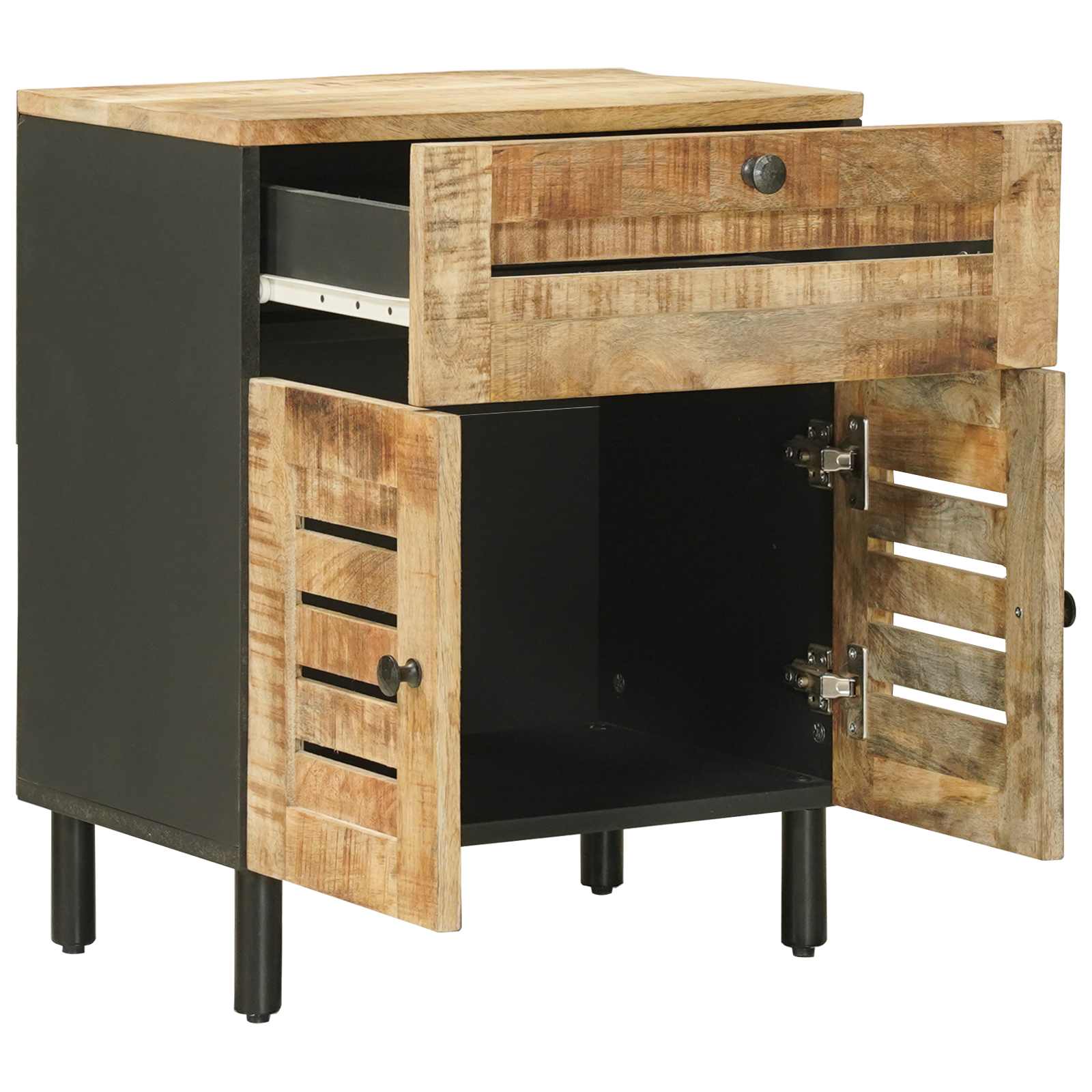 vidaXL Stolik nocny naturalny 50 x 33 x 60 cm Drewno z mango