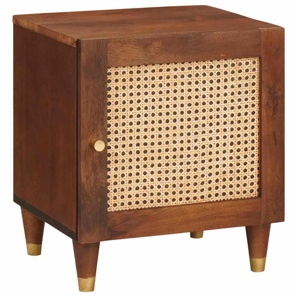 vidaXL Szafka Nocna Brązowy 40 x 33,5 x 46 cm Lite drewno akacjowe